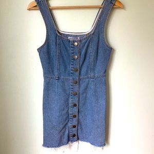 Urban Outfitters Demin Jean Mini Dress Jumper